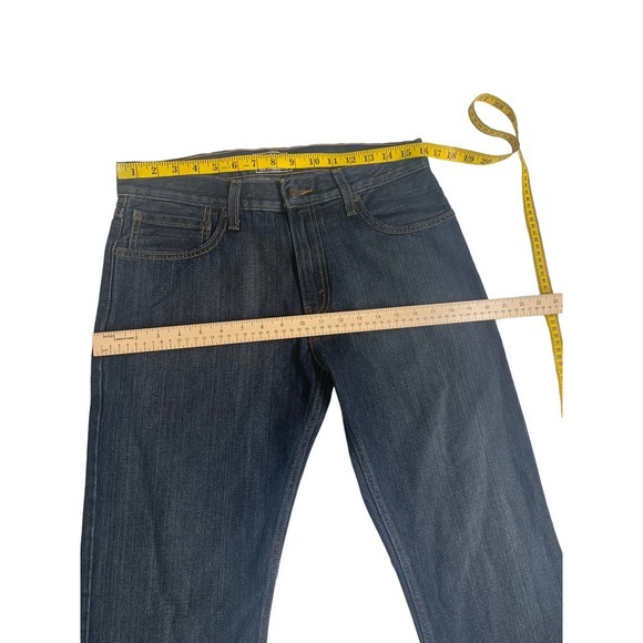 Levi Strauss Signature Womens Jeans Long Bootcut Denim Blue W 32" Inseam 30 - Picture 4 of 11